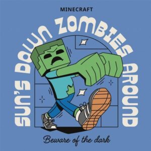 Minecraft Zombie Canvas Print