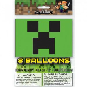 Minecraft ballonger 8-pack