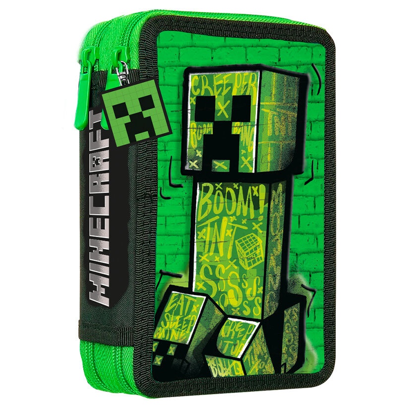 Minecraft double pencil case