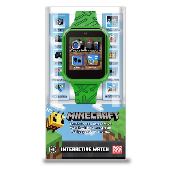 Minecraft interaktiv klocka grön