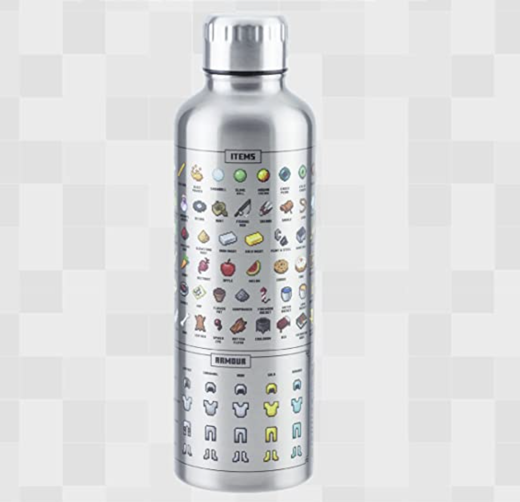 Minecraft metall vattenflaska