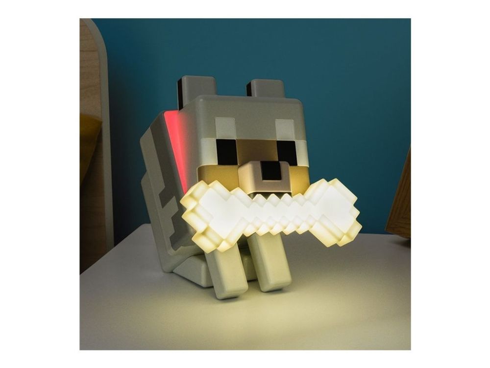 Paladone Minecraft Wolf GloBuddies - Dekorationslampa