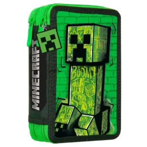 Pennfodral KIDS skolpennfodral för barn Minecraft vikbart / Mc00054
