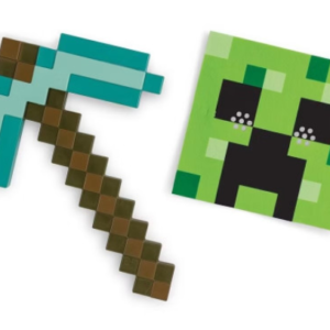 Pickaxe med Creepermask Utklädnad Minecraft
