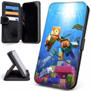 Plånboksfodral / Mobilfodral till Samsung Galaxy A17 5G - Minecraft