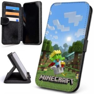 Plånboksfodral / Mobilfodral till iPhone 11 - Minecraft