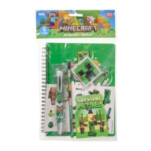 STOR Minecraft skrivset med flerfärgad penna (166506128)