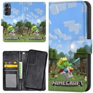 Samsung Galaxy A15 - Plånboksfodral/Skal Minecraft