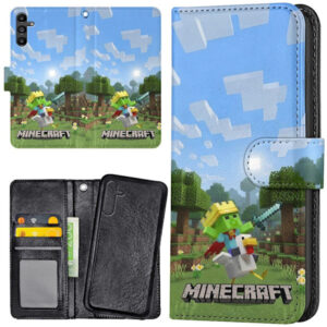 Samsung Galaxy A17 5G - Plånboksfodral/Skal Minecraft