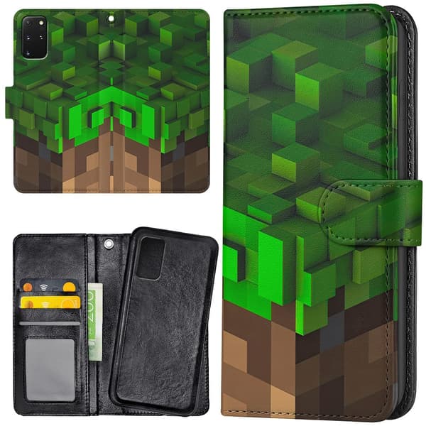 Samsung Galaxy S20 FE - Plånboksfodral/Skal Minecraft
