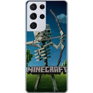 Samsung Galaxy S21 Ultra 5G Genomskinligt Skal A Minecraft Movie