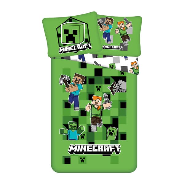 Sängkläder för barn - Minecraft Out of the Box140×200 cm, 70×90 cm