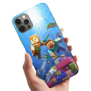 Skal / Mobilskal till iPhone 12 Mini - Minecraft