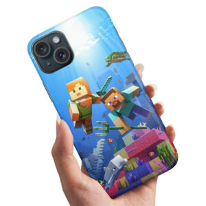 Skal / Mobilskal till iPhone 15 - Minecraft
