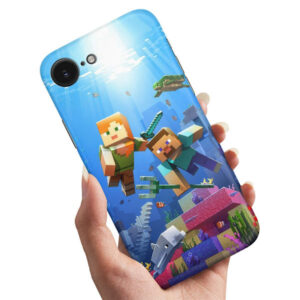 Skal / Mobilskal till iPhone 16e / 17e - Minecraft