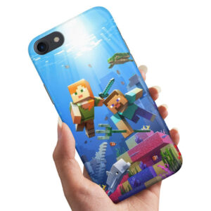 Skal / Mobilskal till iPhone 7 / 8 / SE - Minecraft