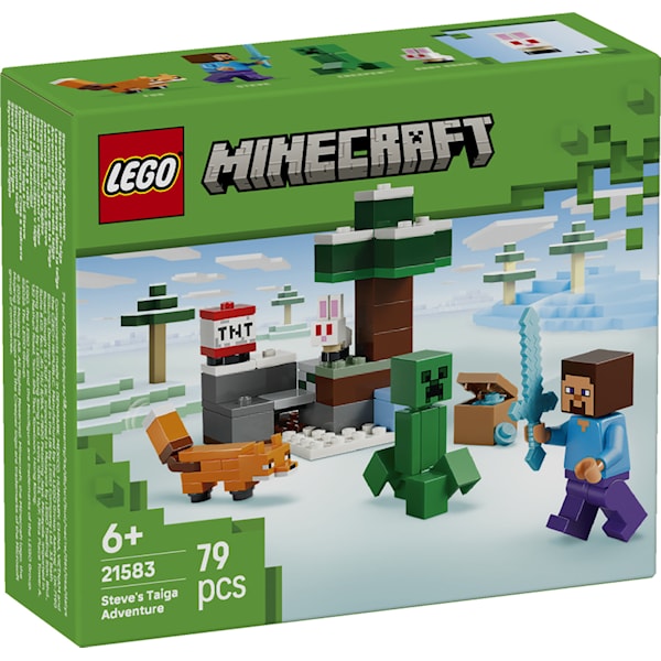 Steves taigaäventyr LEGO Minecraft (21583)