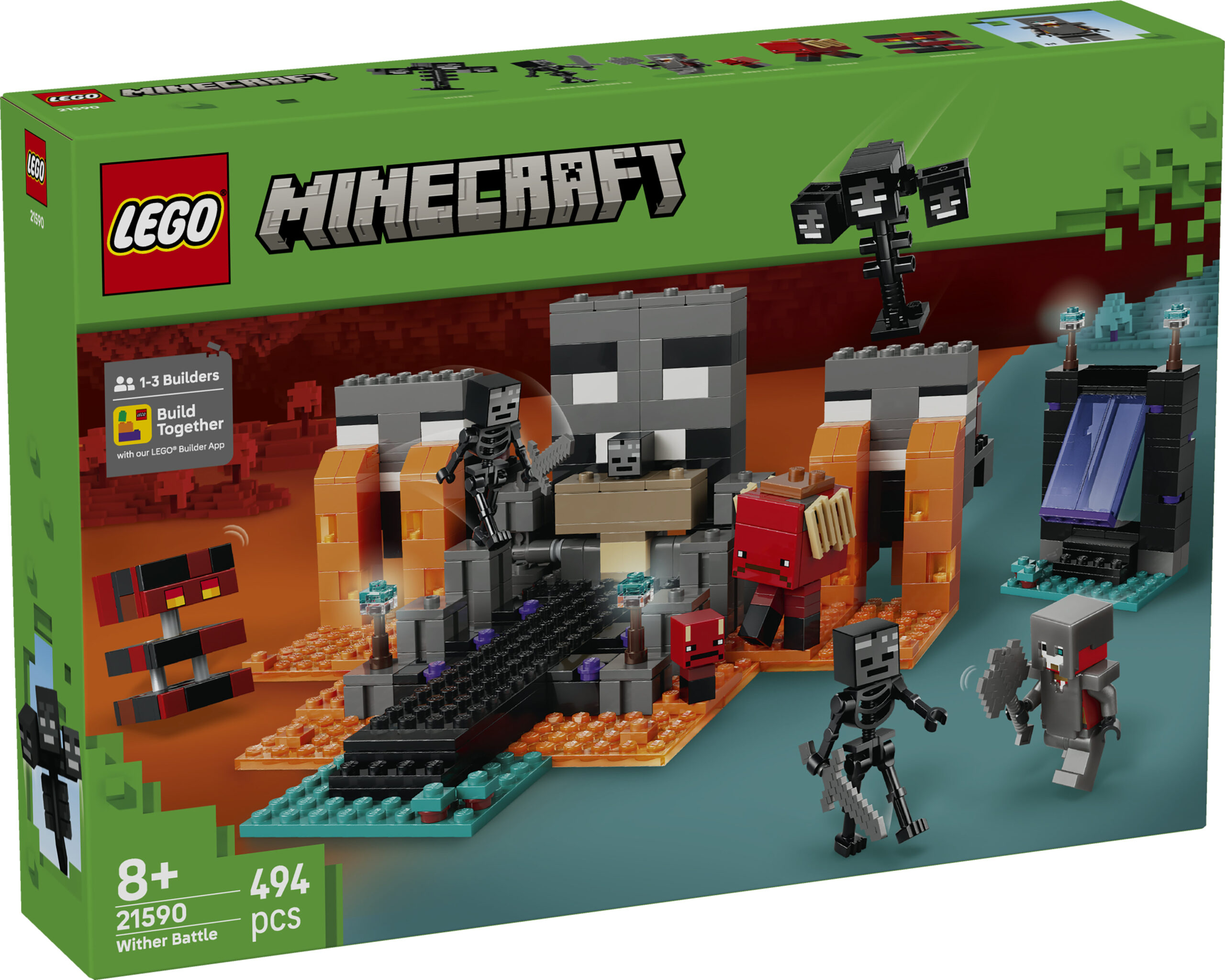 Wither-strid LEGO Minecraft (21590)